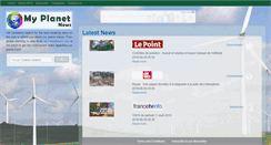 Desktop Screenshot of myplanetnews.com